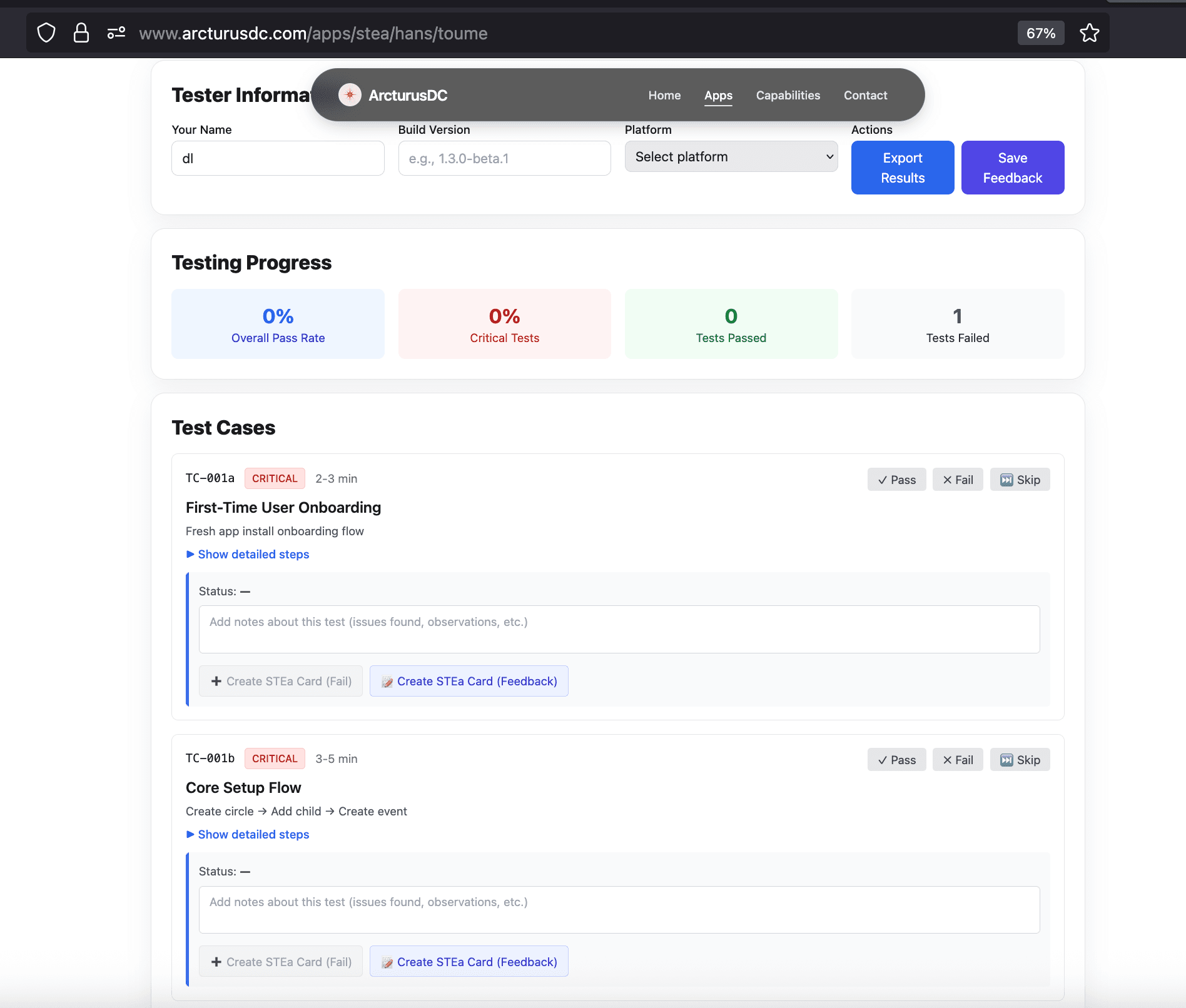 Hans - Testing & Validation