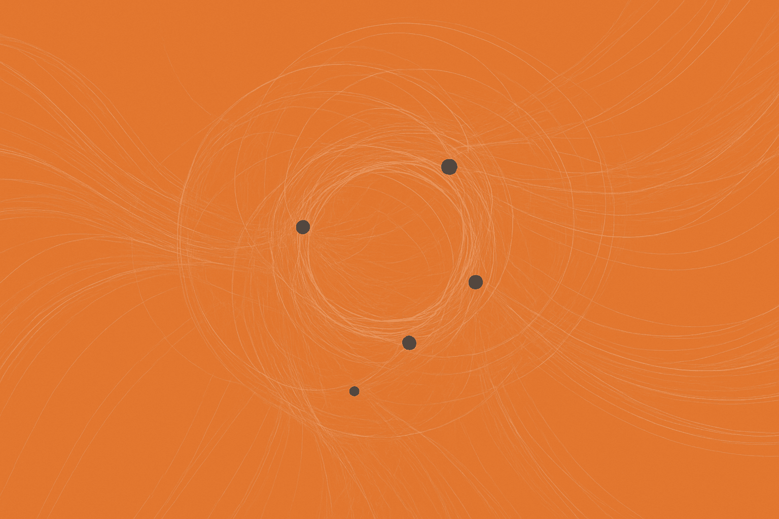 Abstract network (orange)
